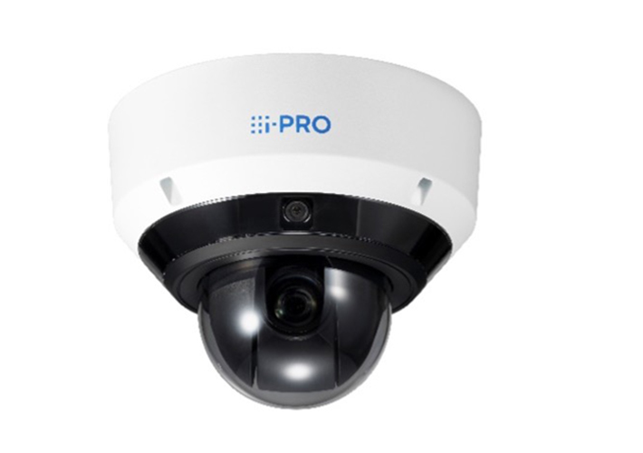 foto i-PRO presenta la cámara PTZ + multidireccional para exteriores más pequeña y ligera del sector.